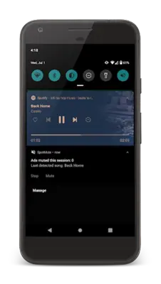 SpotMute android App screenshot 1