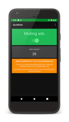 SpotMute android App screenshot 4